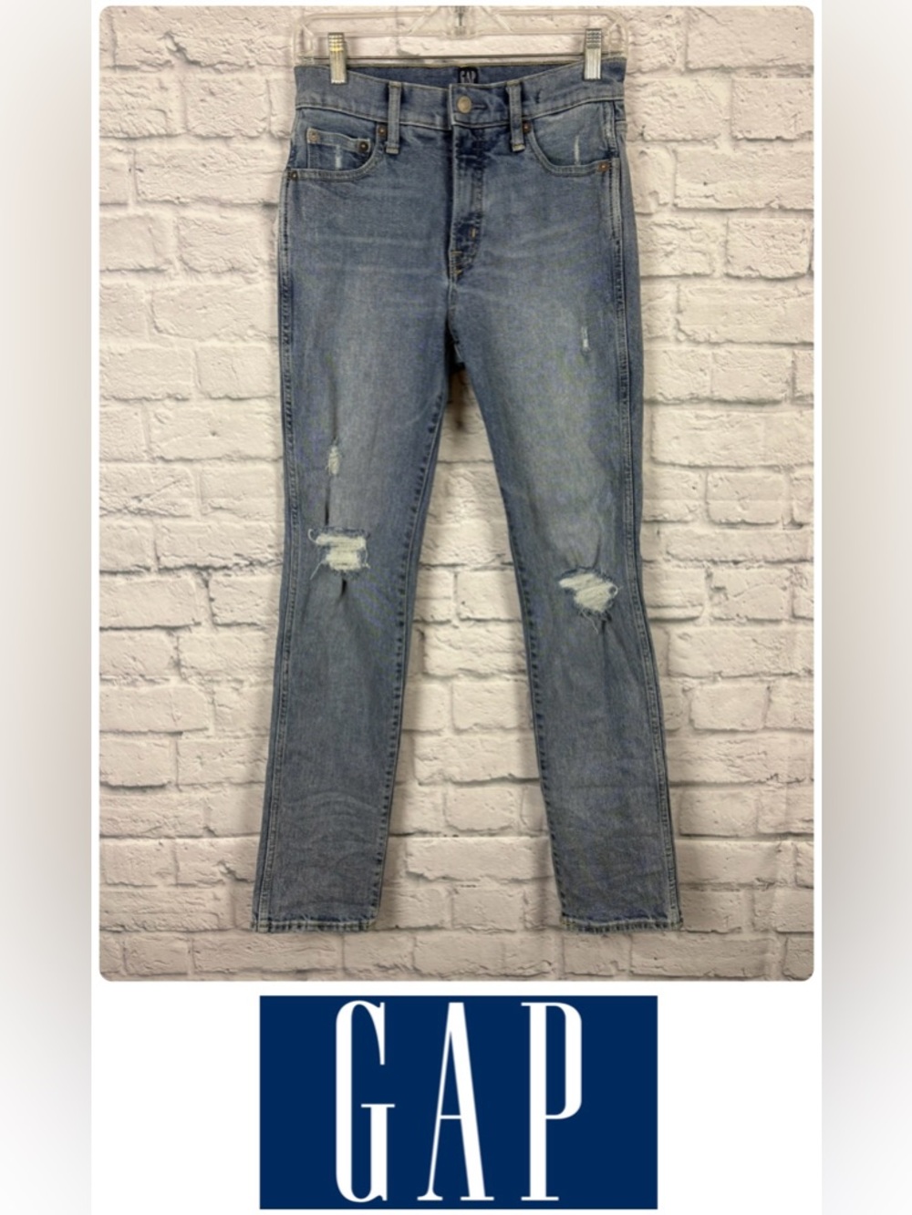 Gap slim straight jeans size 26